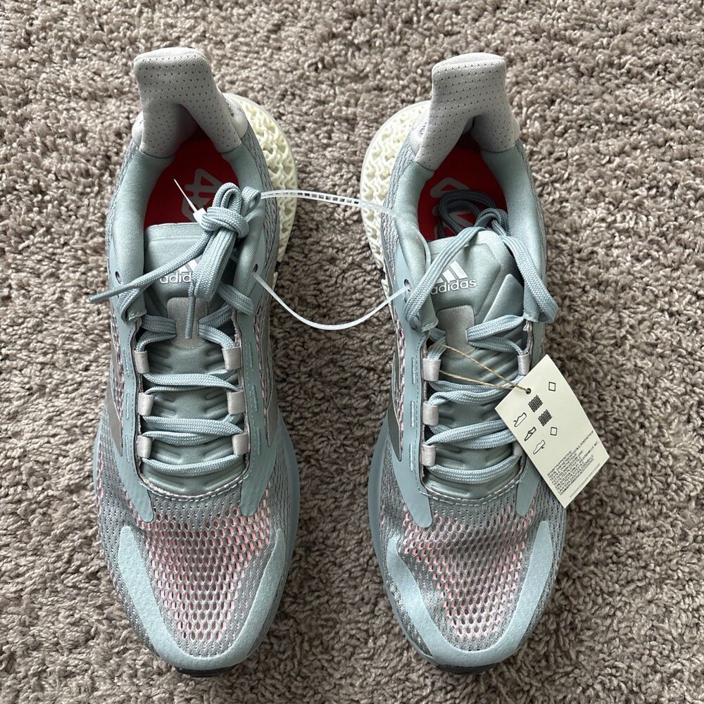 Adidas 4DFWD Pulse Magic Grey Silver Metallic Turbo Sneaker GZ8623 Men's Size 11 - Picture 2 of 6